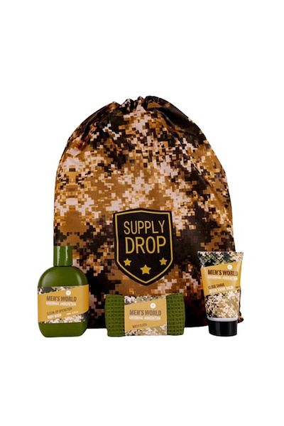 OEM Men's World Bath Set in Camouflage Sports Bag