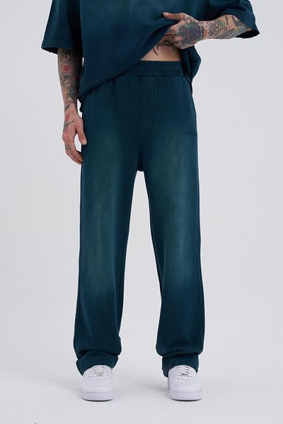 Machinist Men's Special Washed Baggy Petrol Green Sweatpants