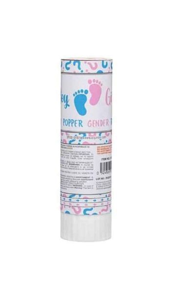 OEM Tun Party Popper Gender Reveal cu Confeti Albastre