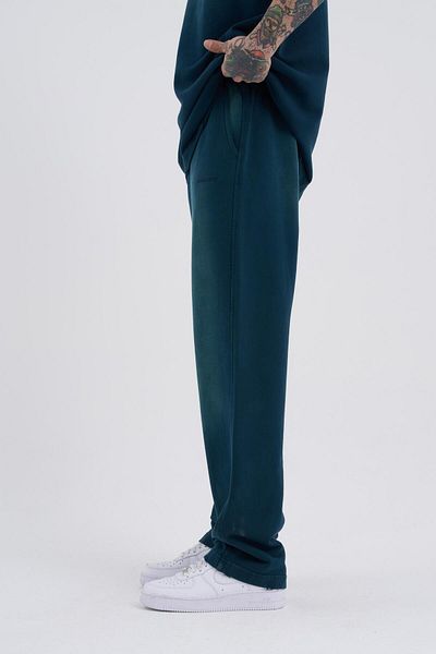Machinist Men's Special Washed Baggy Petrol Green Sweatpants