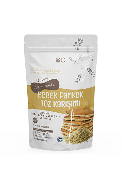 OG-Organik Ruşeymli Bebek Pankek Toz Karışımı 300 Gr +8 Ay