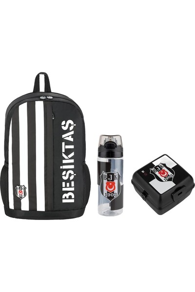 Me Çanta Geantă Beşiktaş pentru fani + Bidon de apă + Set recipient pentru nu...