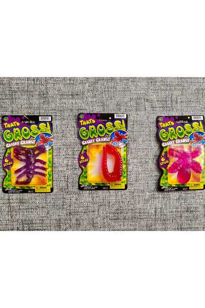 sunman oyuncak 3 LÜ YAPIŞKAN ESNEK BÖCEK FİGÜRLERİ