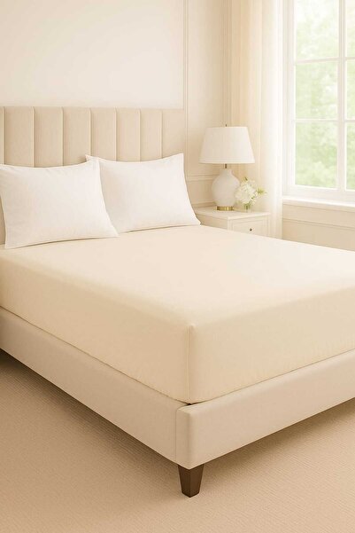 TİTANEV ملاءة مطاطية من القطن الممشط بنسبة 100% مفردة / مزدوجة / كبيرة الحجم