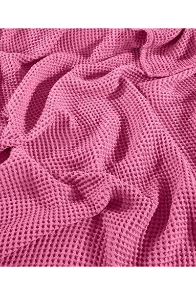 destinyhometex Waffle Desen Saçaksız Koltuk Örtüsü/tv Battaniyesi 100x200cm