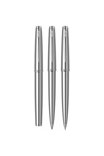 Scrikss 78m Fountain Pen + Ballpen + Versatile Triple Set (Lifetime Warranty-Luxury Boxed)