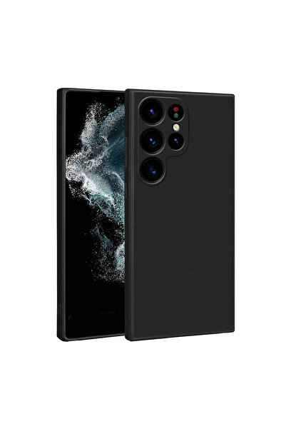 Effox حافظة سيليكون متوافقة مع هاتف Galaxy S23 Ultra EFFX Premier - أسود