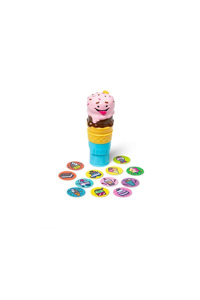 Melissa & Doug Sticker WOW! Sticker Stamper & Activity Pad – Turtle Theme – Kids Ages 3+