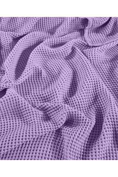 destinyhometex Waffle Pattern Fringeless Sofa Cover/Tv Blanket 100X200Cm