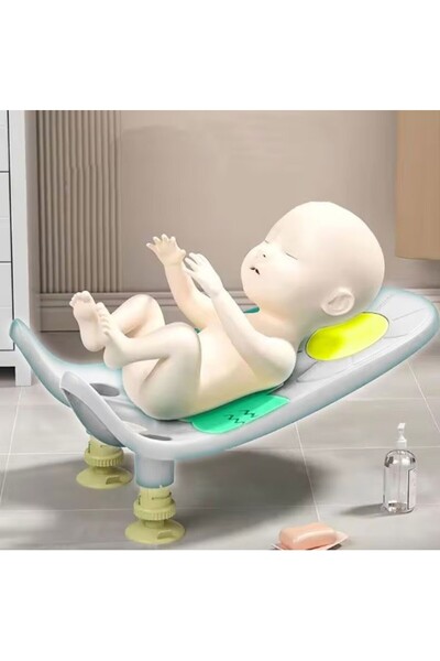 Flippy Baby Bath Support 0-12 months, Sink/Tub Mount, Non-Slip Suction, Adjustable, 50x24x12.5 cm, W