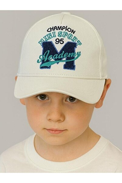 Zekids Boy's m Embroidered Hat for Ages 4-8