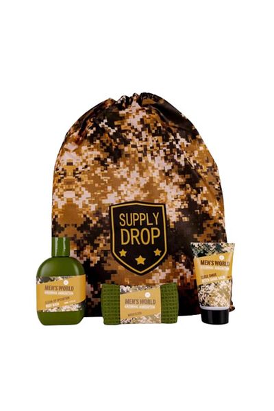 OEM Men's World Bath Set in Camouflage Sports Bag