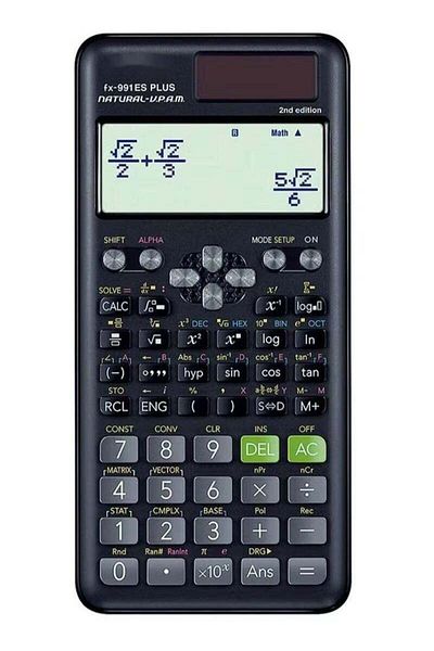 ULHYC Fx-991Es Plus 2nd Edition Scientific Calculator Black