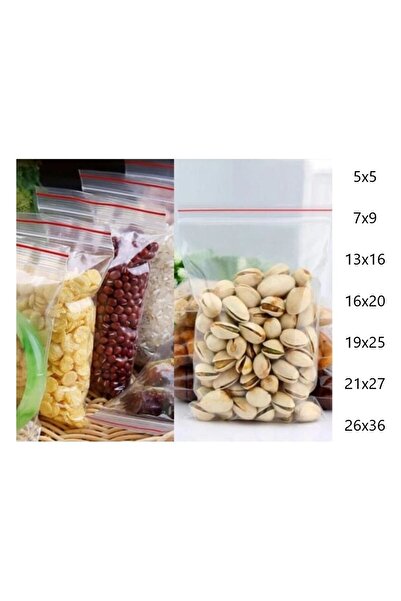 Akalın Professional Cleaning Products Patlamaz Yırtılmaz Kilitli Poşet Torba 13x16 Cm 100'lü