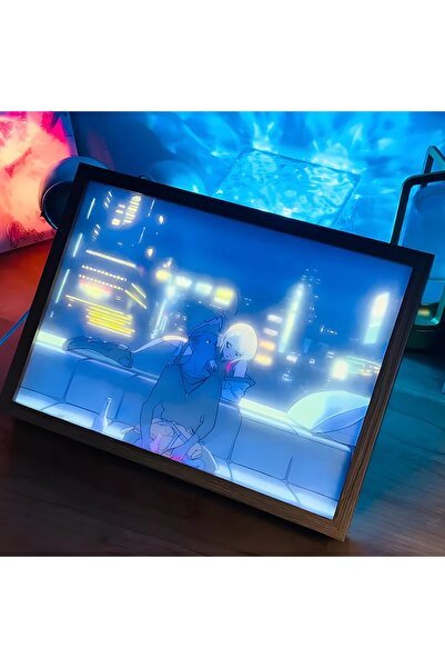 GünArt Cyberpunk - CyberCry Dekorasyon, Işıklı Tablo, Gece Lambası, Masa, Raf...