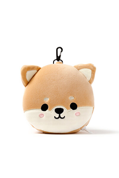 Relaxeazzz Çocuk Seyahat Yastığı ve Göz Maskesi-Shiba Inu Dog