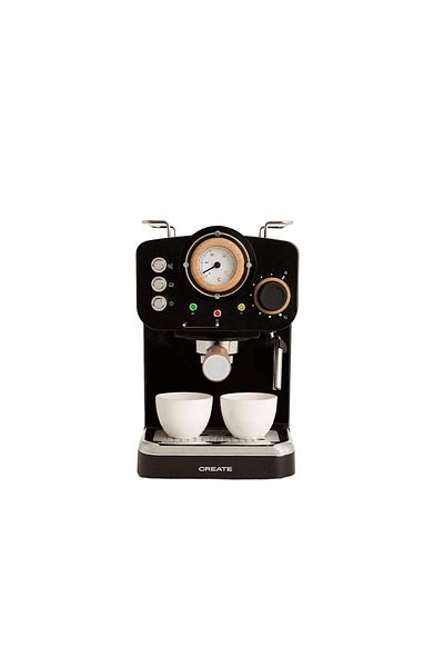 Create Espressor manual retro, CREATE, Thera Retro, negru