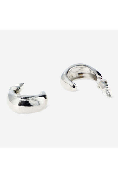 Flying Tiger Copenhagen Yarım Halka Gümüş Küpe