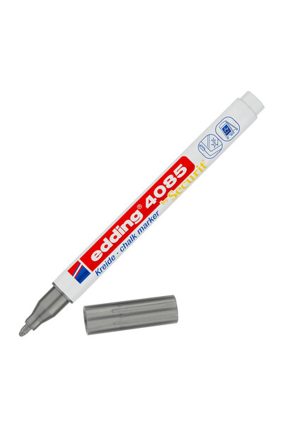 Edding E-4085 Cam Kalemi Gümüş