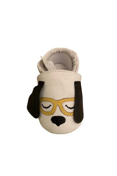 XQ Ghete din piele, XQ, model cățeluș, 6-12 luni