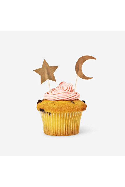 Flying Tiger Copenhagen 50'li Ay Yıldız Kek Süsleme Seti