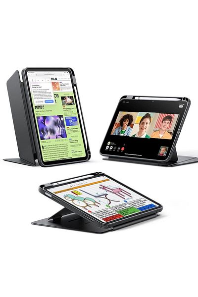 SOHO Protective Case for iPad 10 2022 10.9/11 2025, N74, Leather, Deep Dark