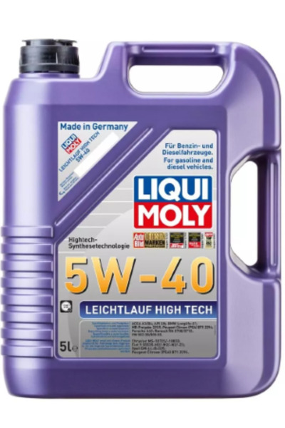 Liqui Moly Leichtlauf High Tech 5W-40 Motor Yağı (5 Litre)
