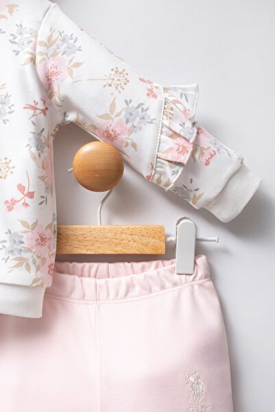 U.S. Polo Assn. U.S. Polo Assn. Beyaz Kız Bebek Takım