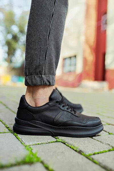 Knack Повсякденне взуття 707 Чорне (Чорна підошва)