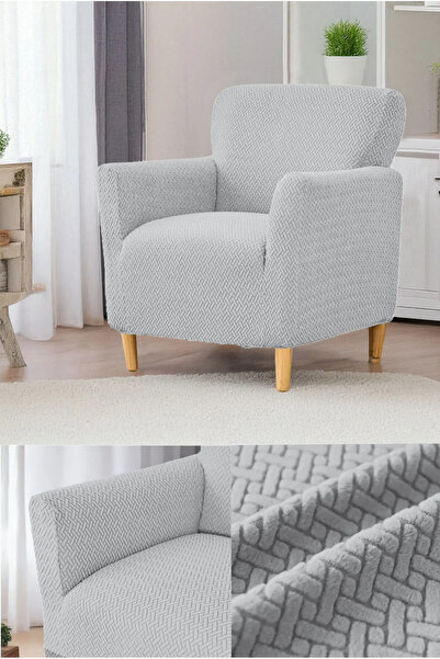 Arzuyum Цегляний візерунок 3311 чохол для крісла 3-місний одномісний чохол для крісла еластичний з гумкою