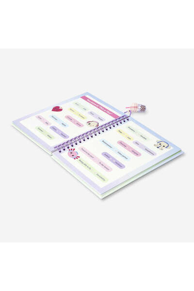 Flying Tiger Copenhagen Spiralli Arkadaşlık Günlüğü 13 cm x 18 cm