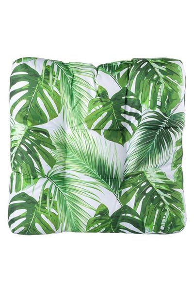 OEM Pernă de podea de vară rezistentă la apă cu frunze tropicale