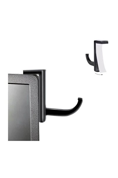 SOHO Universal self-adhesive headset stand for large or small headphones, Black