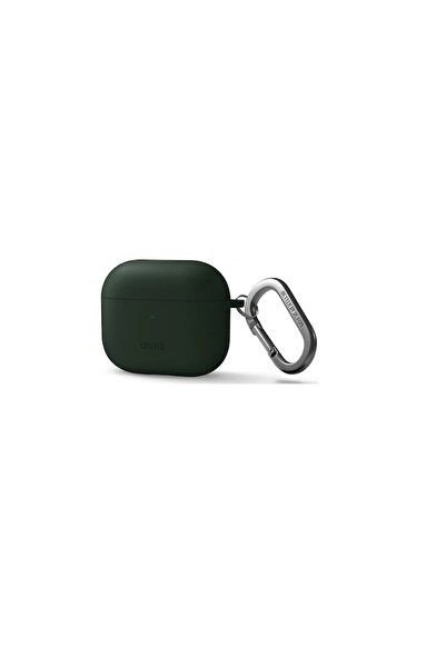 Bibilel Set husa pentru Apple AirPods Pro 3 si 2 suporturi casti, Design minimalist, Bibilel, Verde