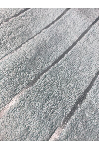 Teksev Набір рушників для ванної кімнати Line 3 – 100x150 см, 100% бавовна, м'яка текстура, смугастий візерунок