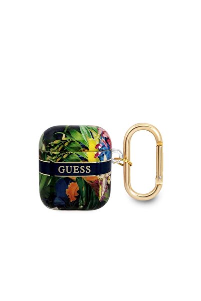 Guess Protective Case Compatible with Apple AirPods, Multicolor