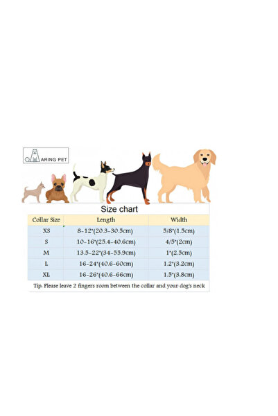 Aring Pet Set 2 piese papion si guler pentru caini Aring Pet, XL, lungime reglabila intre 40.6 si 66 cm