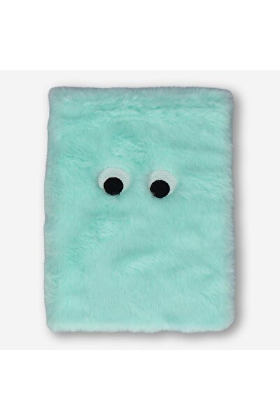 Flying Tiger Copenhagen Yeşil Peluş Çizgisiz A5 Defter