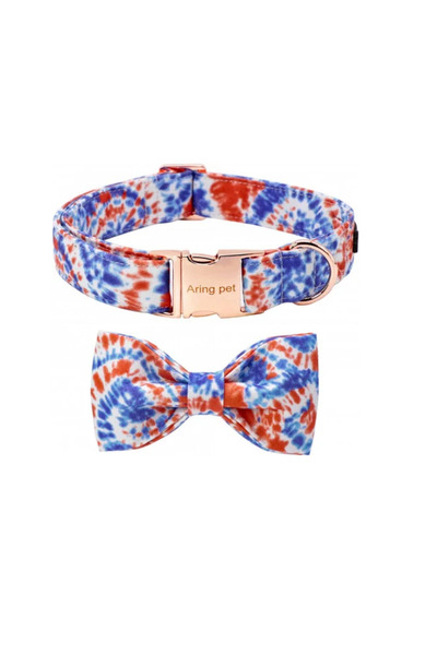 Aring Pet Aring Pet 2-piece bow tie and dog collar set, XL, adjustable length between 40.6 and 66 cm