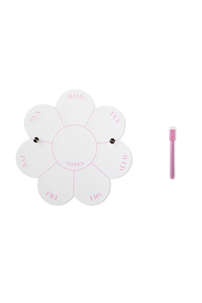 Flying Tiger Copenhagen Çiçek Şeklinde Haftalık Planlayıcı Tahta