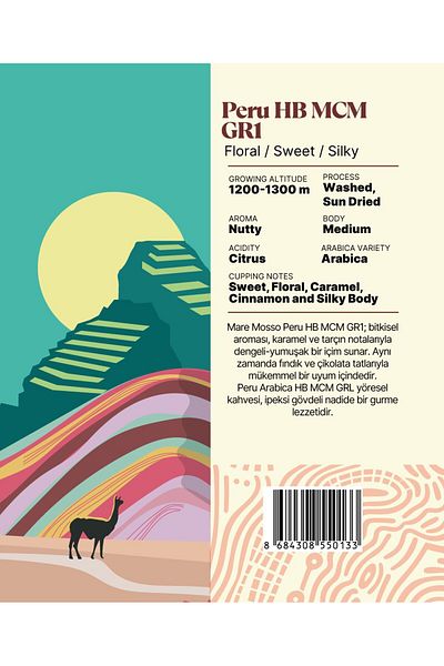 Mare Mosso Caffe ê Vendite Peru Hb Mcm Gr1 Local Filter Coffee 250 Gr.