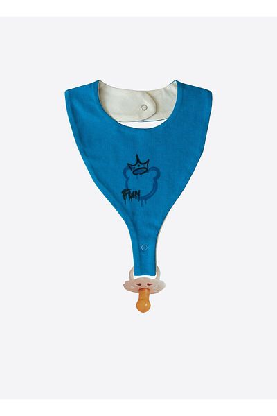 kitikate Organic Moi 2-Piece Apron Blue