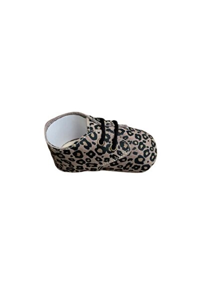 XQ leather booties, XQ, animal print design, 6-12 months
