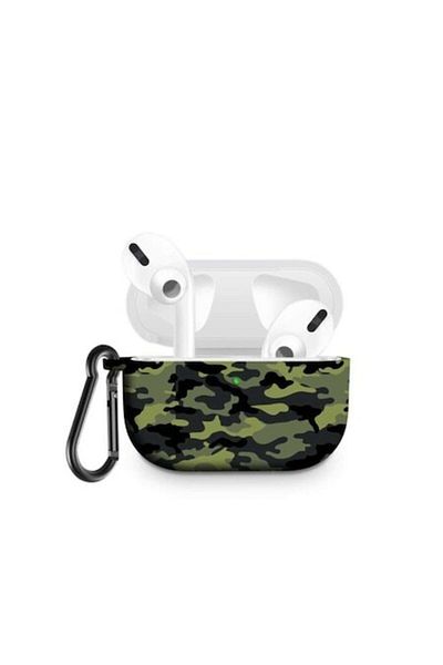 SOHO Husă cu carabină compatibilă cu Apple AirPods Pro 1 și AirPods Pro 2, model militar