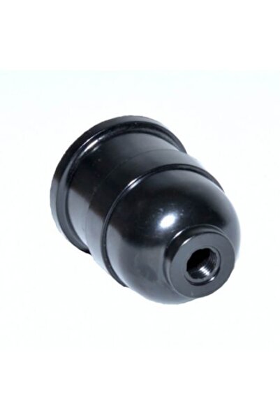 Bibilel Dulie pentru bec, soclu E27, din plastic, cu ceramica, Negru, AXT-BBL...