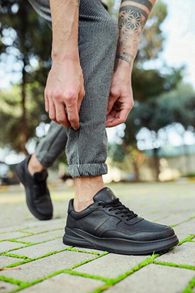 Knack Повсякденне взуття 707 Чорне (Чорна підошва)