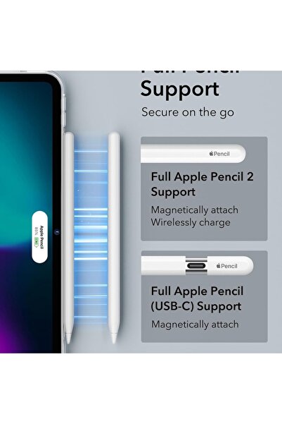 WOW Tablet Case Compatible with iPad Pro 13 2024, J45, Acrylic, Clear