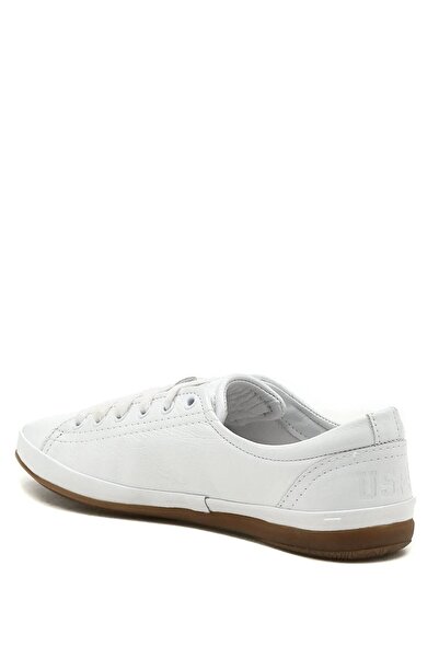 U.S. Polo Assn. Kadın Deri Beyaz Sneaker