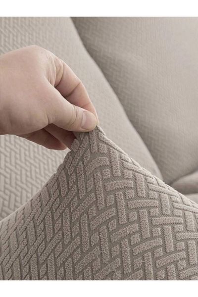 Arzuyum Brick Pattern 3311 Seat Cover 3-Seater 2-Seater Single Seat Cover Elasticated Flexible