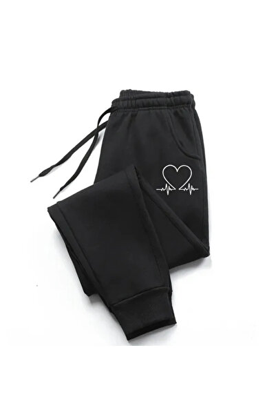 StartMore Black Rhythm Kalkp Rhythm Printed Women's Unisex Sweatpants